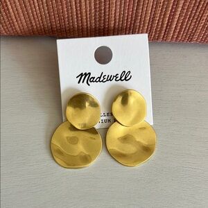 Madewell Gold Statement Earrings